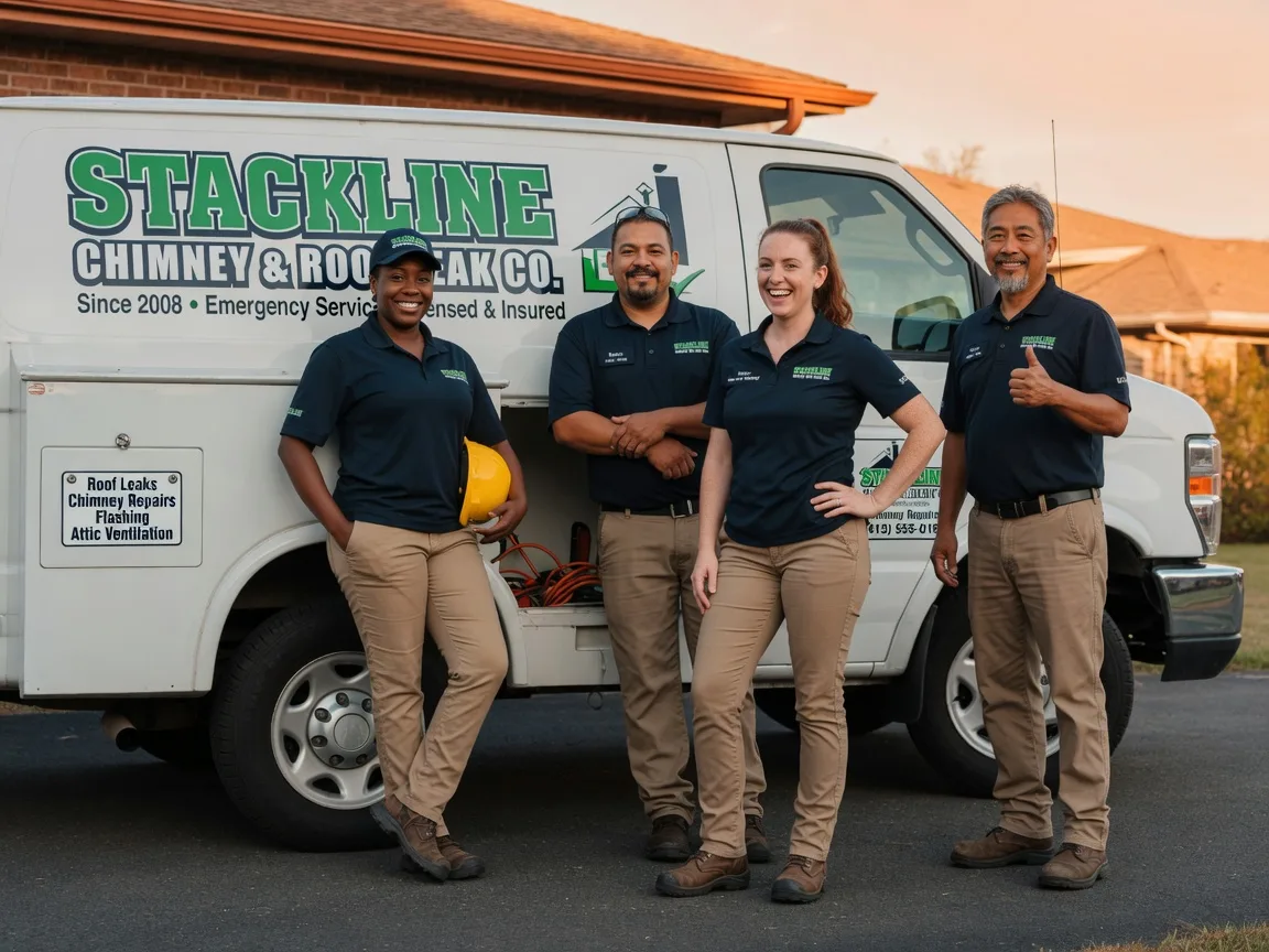 Chimney flashing repair company in Rosanky, TX